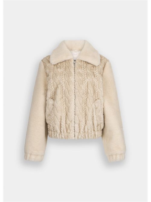 Bomber in teddy con trecce LIU JO | MF5094E1044/W9868
